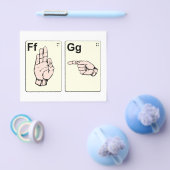 Dirty Sign Language Flash Cards Flyer (Einzeln)