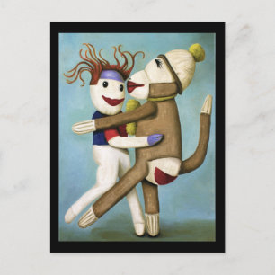 Dirty Socks tanzen Tango Postkarte