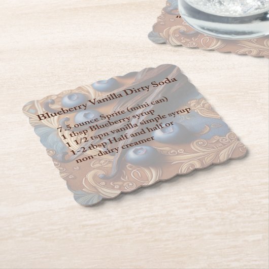 Dirty Soda Blueberry Untersetzer (angewinkelt)