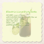 Dirty Soda ELectric Limon Untersetzer (Vorderseite)