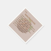 Dirty Soda Hazelnut Napkin Serviette (Ecke)