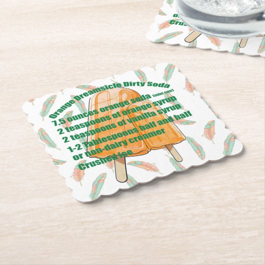 Dirty Soda Orange Recipe Untersetzer (angewinkelt)