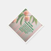 Dirty Soda Peach Napkin Serviette (Ecke)