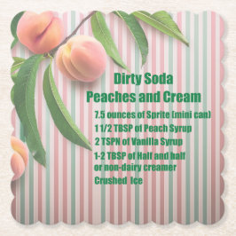 Dirty Soda Peaches Untersetzer