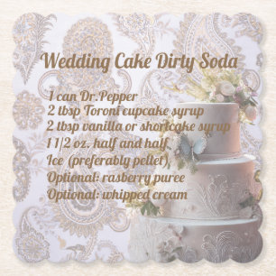 Dirty Soda Wedding Cake Untersetzer