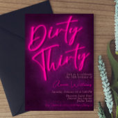 Dirty Thirty - 30. Geburtstag Einladung
