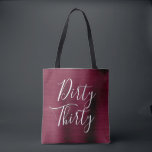 Dirty Thirty Birthday Lila Burgundy Marsala Tasche<br><div class="desc">Dirty 30. Geburtstag Party Moderne Girly Metallic Lila Burgundy Marsala Party Tasche,  die perfekt für eine Cranberry Maroon Geburtstagsparty. Dieses Party ist perfekt für eine 30. Geburtstagsfeier. Das Jahr kann auch auf dieser Tasche gewechselt werden. Wenn Sie weitere passende Artikel benötigen,  wenden Sie sich bitte an den Designer.</div>