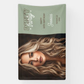 Dirty Thirty Foto Western Rodeo 30. Geburtstag Banner (Vertikal)