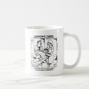 Dirty Underwear & Hospitals Funny Gifts & T-Shirts Kaffeetasse