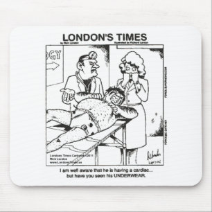 Dirty Underwear & Hospitals Funny Gifts & T-Shirts Mousepad