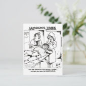 Dirty Underwear & Hospitals Funny Gifts & T-Shirts Postkarte (Stehend Vorderseite)