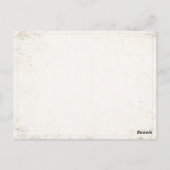 Dirty Vintag Flag aus Japan Postkarte (Rückseite)