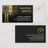 Dirty Walls Paint Spritzer Zuhause reparieren Visitenkarte (Vorne/Hinten)