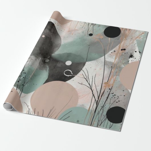 Dirty Watercolor Geschenkpapier (Ungerollt)