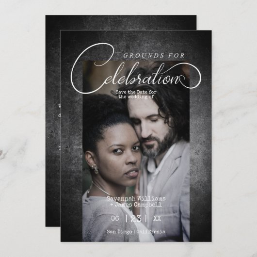 Dirty Whimsical Grounds for Celebration Wedding (Vorne/Hinten)