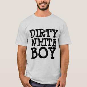 DIRTY WHITE BOY VINTAG 80er T - SHIRT