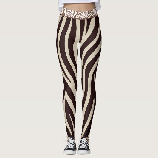 "DIRTY ZEBRA" - AKTIVEWEAR LEGGINGS (Vorderseite)