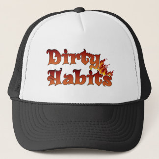 DirtyHabits Flame Trucker Hat Truckerkappe