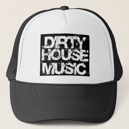 dirtyhousemusic-1 truckerkappe (Vorderseite)