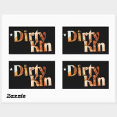 Dirtykin2 Rechteckiger Aufkleber (Blatt)