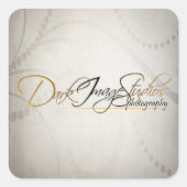 DIS Fotografy Square Sticker (Vorderseite)