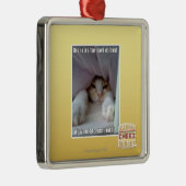 DIS iz als weit owt des Betts. Silbernes Ornament (Rechts)