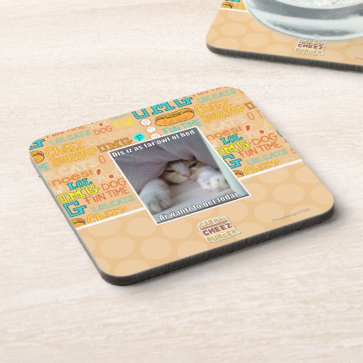 DIS iz als weit owt des Betts. Untersetzer (Linke Seite)