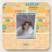 DIS iz als weit owt des Betts. Untersetzer (Vorderseite)