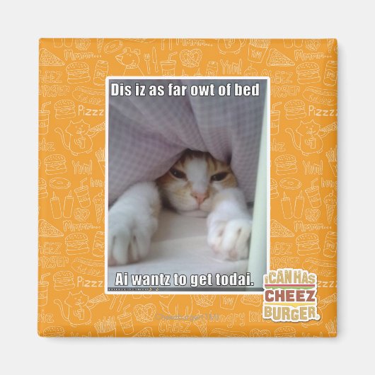 Dis iz bis zum Bett. Magnet (Vorne)