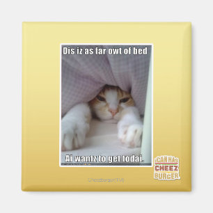 Dis iz bis zum Bett. Magnet