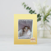 Dis iz bis zum Bett. Postkarte (Stehend Vorderseite)