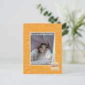 Dis iz bis zum Bett. Postkarte (Stehend Vorderseite)