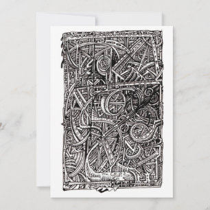 Dis-junction, Ink drawing Flat Card