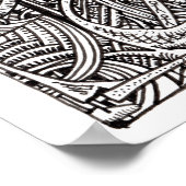 Dis-Kreuzung, Tinte zeichnend Poster (Ecke)