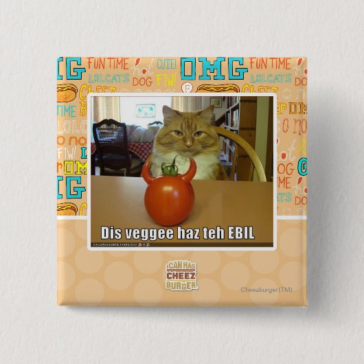 DIS veggee haz das EBIL Button (Vorderseite)