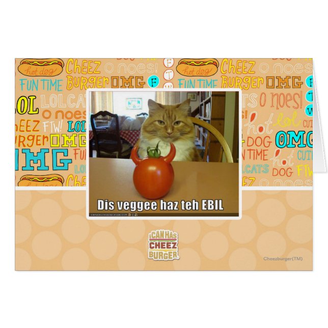 Dis veggee haz EBIL (Vorderseite (Horizontal))