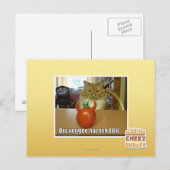 Dis veggee haz EBIL Postkarte (Vorne/Hinten)