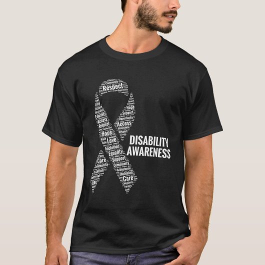 Disability Awareness Respekt Access Care Advocacy T-Shirt (Vorderseite)