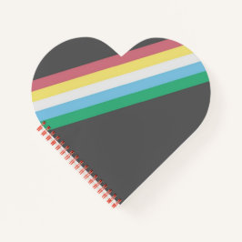 Disability Pride Flag Spiral Notebook Notizblock