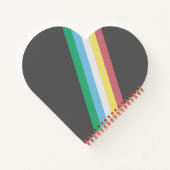 Disability Pride Flag Spiral Notebook Notizblock (Rückseite)