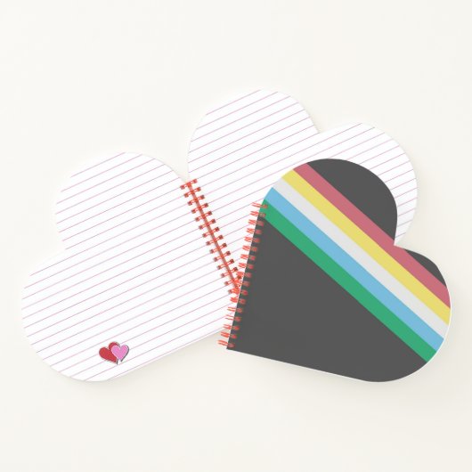 Disability Pride Flag Spiral Notebook Notizblock (Innenseite)