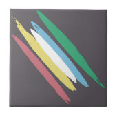 Disability Pride Month Of July Awareness Colors Fliese (Vorderseite)