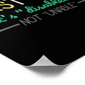 Disabled Not Unable Disability Awarenes Pride Mont Poster (Ecke)