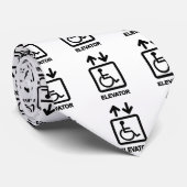 Disabled People Elevator Krawatte (Gerollt)