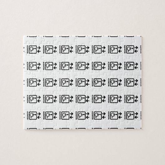Disabled People Elevator Puzzle (Horizontal)