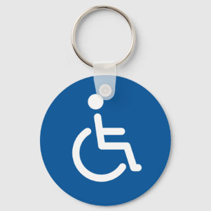 Disabled symbol schlüsselanhänger