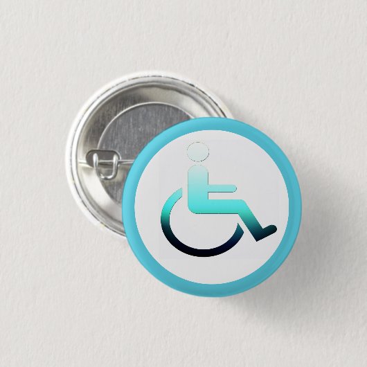 Disabled Symbol & wheelfleisch / disability button (Vorne & Hinten)