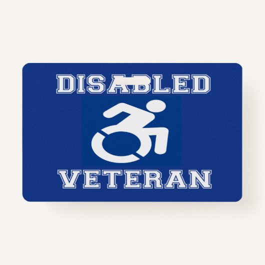 Disabled Veteran Ausweis (Vorderseite)