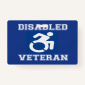 Disabled Veteran Ausweis (Rückseite)