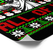 Disapintments All Of You Jesus Christmas Ugly Swea Poster (Ecke)